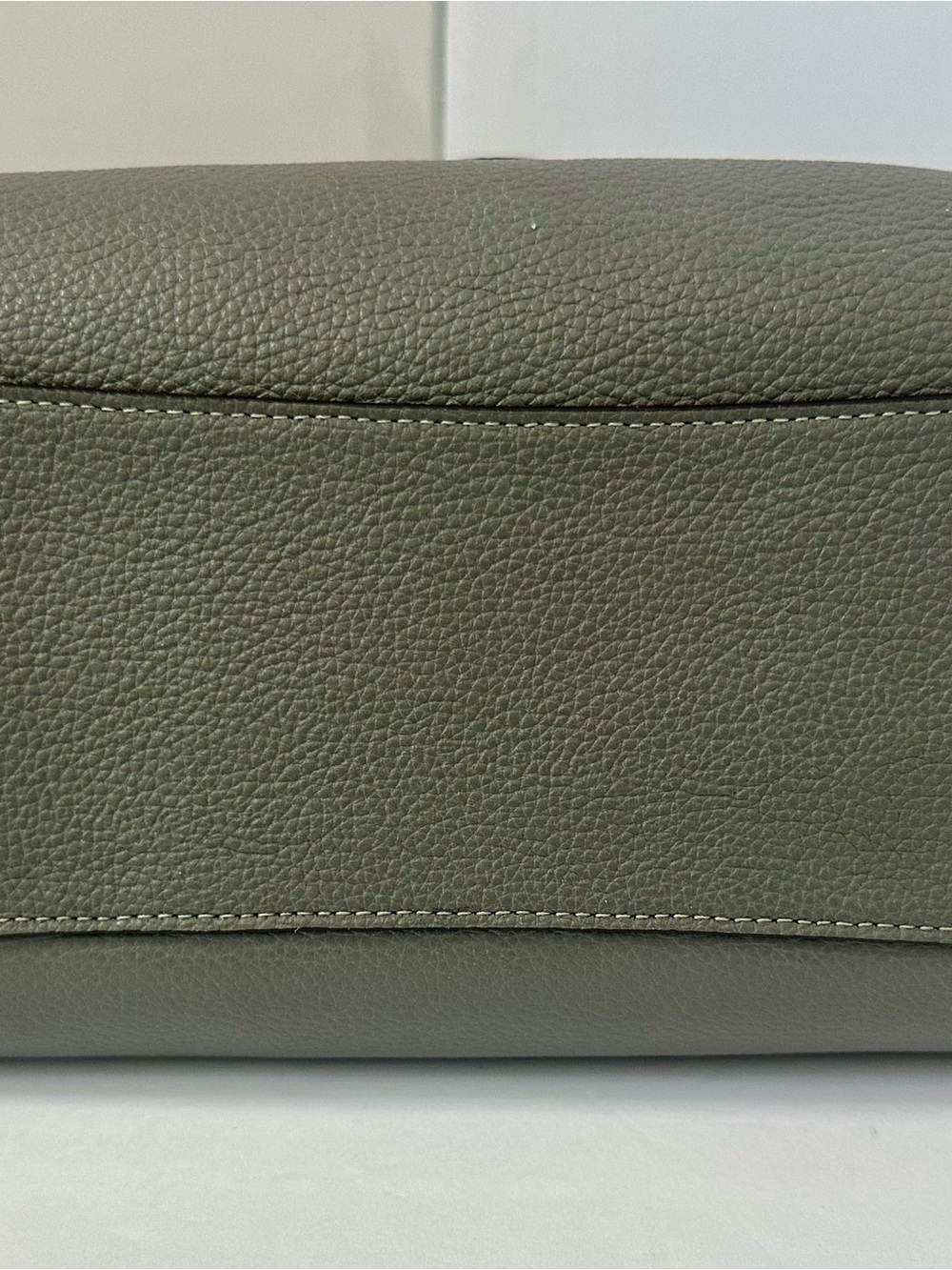 COACH Quinn Satchel Pebble Leather Hand/Shoulder/Crossbody 30951 Heather Gray - Picture 2 of 14